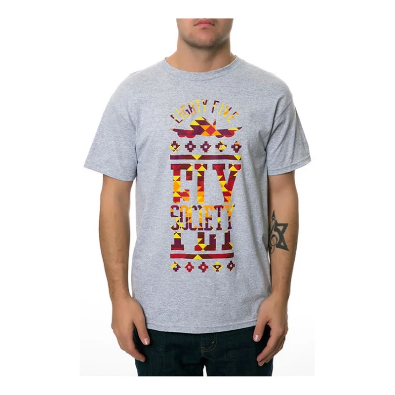 Fly Society Mens The Aztec Stack Graphic T-Shirt