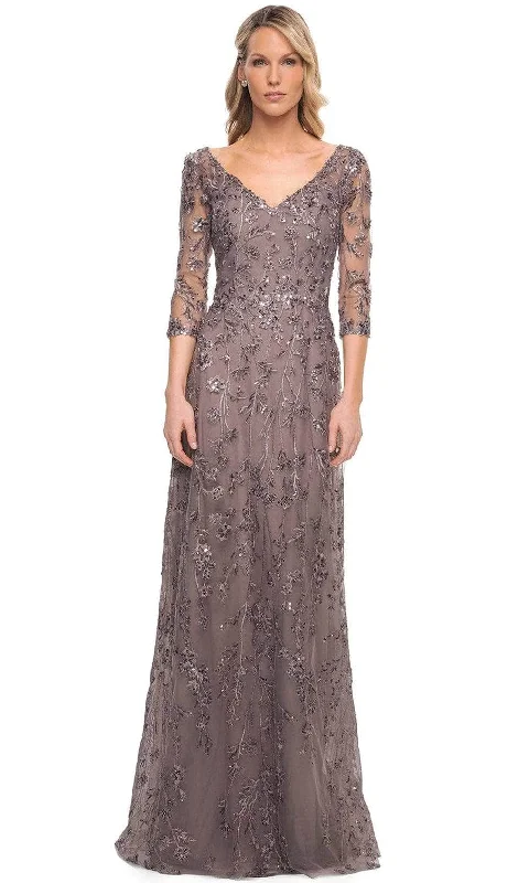 Formal Dress for Bohemian ThemesLa Femme 29994SC - Embellished Sheath Formal Gown