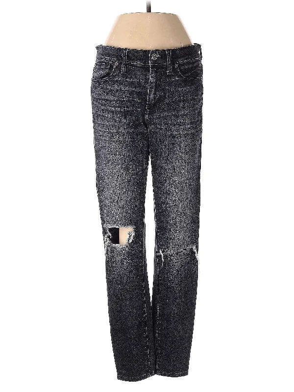 women's denim jeans with distressed thighsMid-Rise Boyjeans Jeans