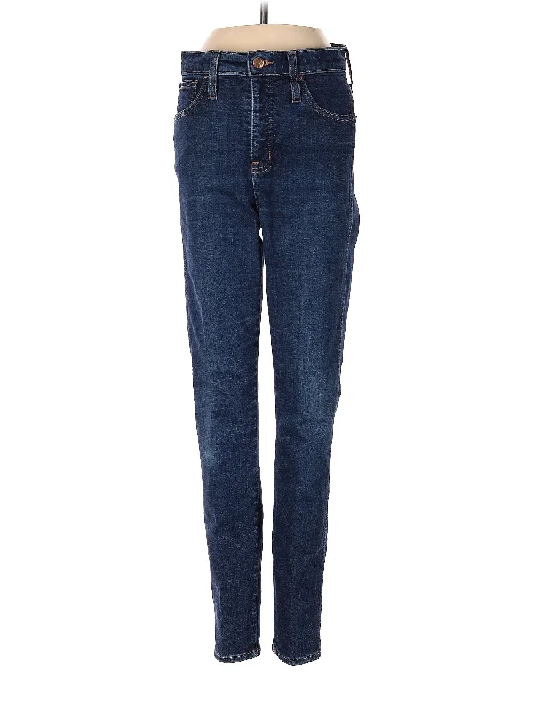 women's denim jeans with geometric patternsLow-Rise Straight-leg Jeans in Dark Wash