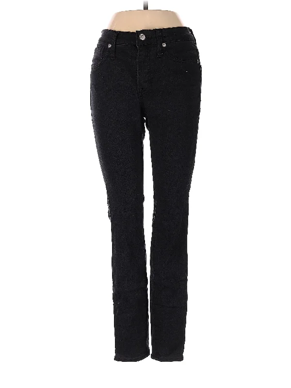 women's denim jeans for a flattering silhouetteHigh-Rise Straight-leg Jeans in Dark Wash