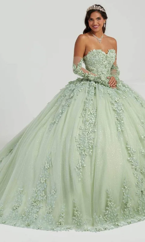 Formal Dress for PromsQuinceanera Collection 26070 - Strapless Embroidered Ball Gown