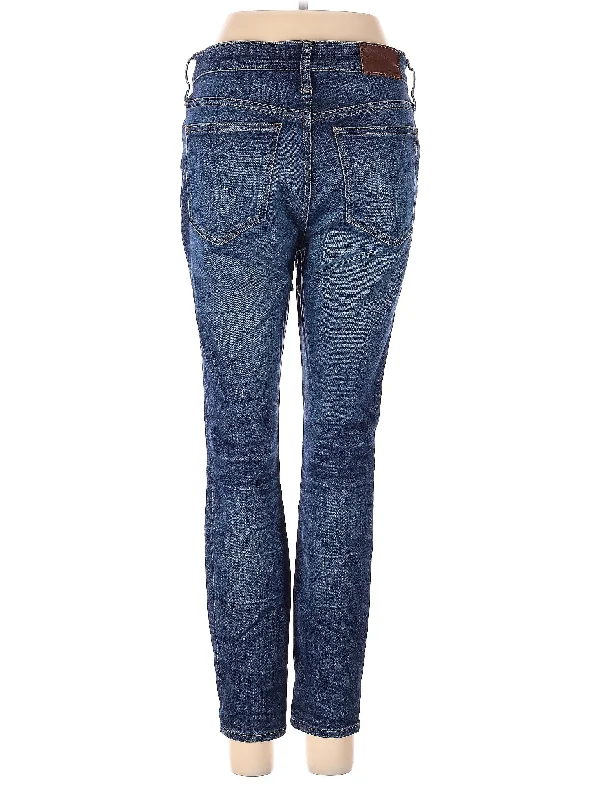 women's denim jeans with fake pocketsLow-Rise Skinny Jeans in Dark Wash