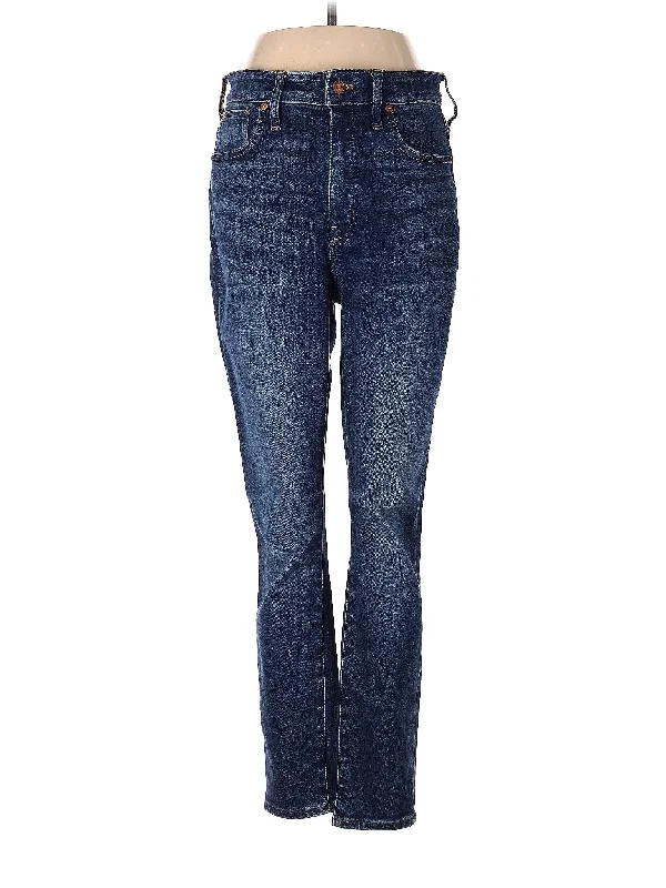 women's denim jeans with rhinestonesMid-Rise Bootleg Jeans in Dark Wash