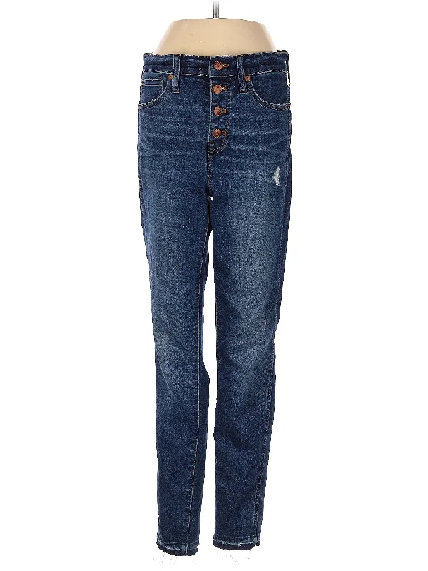 women's low-rise denim jeansHigh-Rise Straight-leg Jeans in Dark Wash