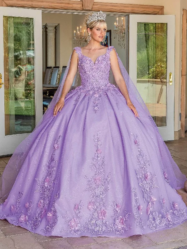 Formal Dress for Urban ThemesDancing Queen 1716 - Lace Appliqued Sweetheart Ballgown