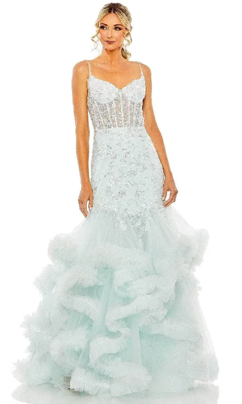 Formal Dress for Humanitarian AwardsMac Duggal 20541 - Sleeveless Corset Embellished Ballgown