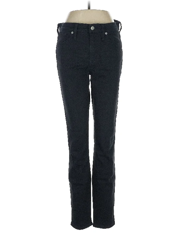 women's denim jeans with contrasting stitchingHigh-Rise Bootleg Jeans