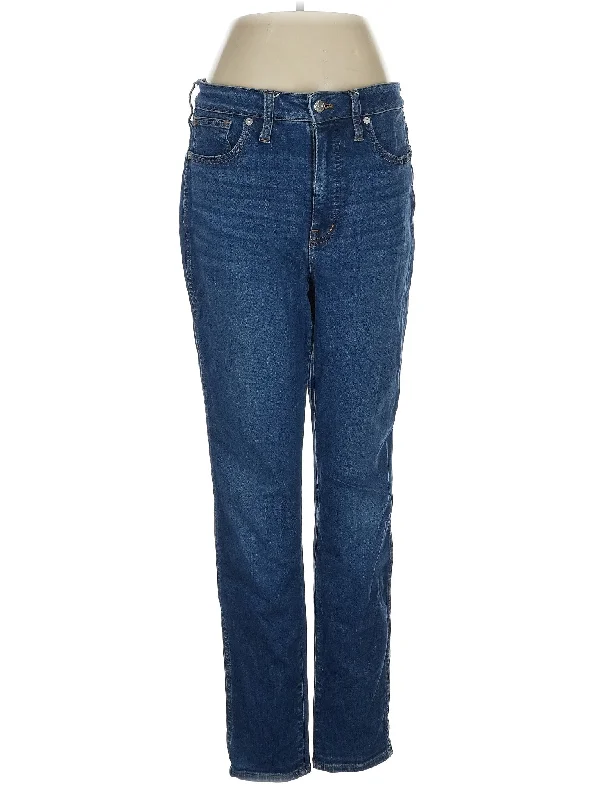 women's denim jeans for a trendy vibeMid-Rise Straight-leg Jeans in Medium Wash