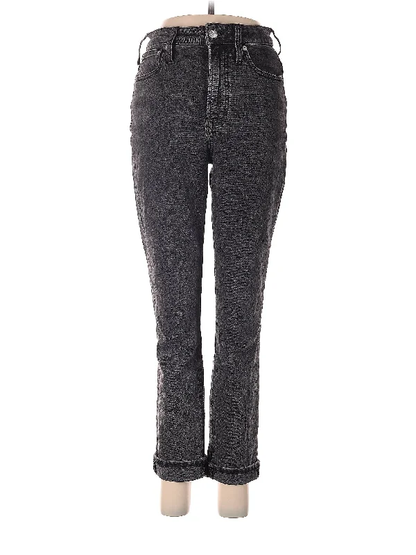 women's denim jeans for a comfortable fitHigh-Rise Straight-leg Jeans in Dark Wash