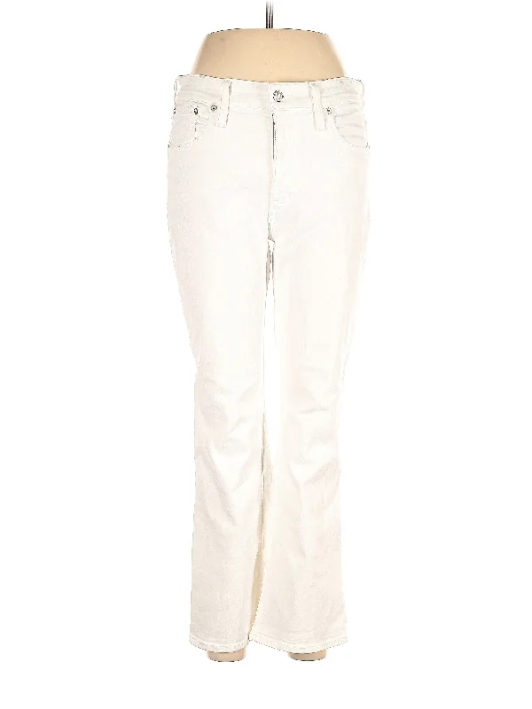 women's capri denim jeansHigh-Rise Bootleg Jeans