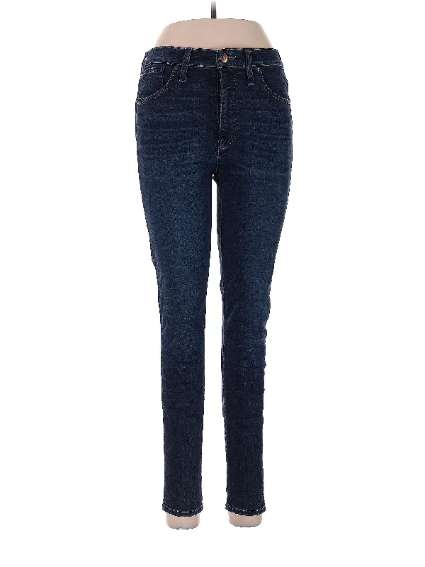 women's denim jeans for a night outHigh-Rise Skinny Jeans in Dark Wash