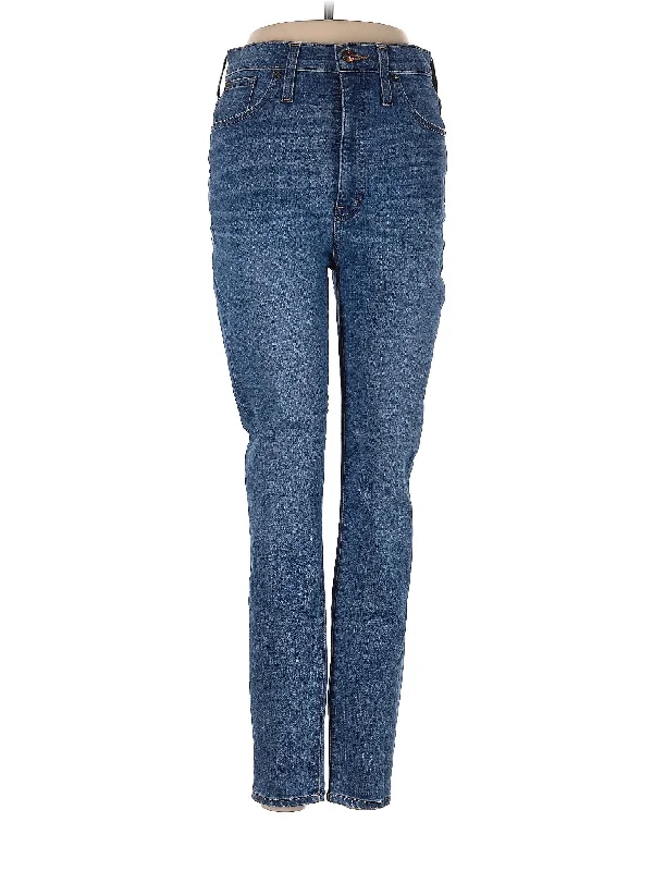 women's denim jeans for travelHigh-Rise Skinny Jeans in Medium Wash