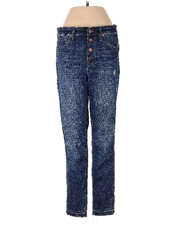 women's denim jeans for a timeless classic lookHigh-Rise Straight-leg Jeans in Medium Wash