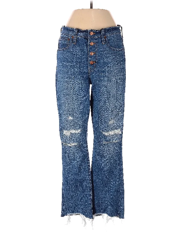 women's denim jeans with zippersMid-Rise Bootleg Jeans