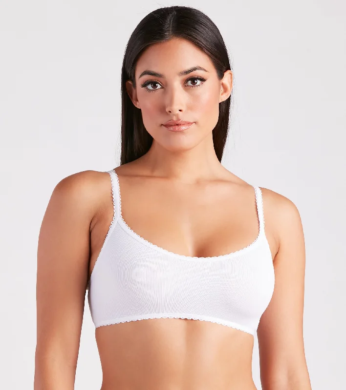 Racerback BrasEveryday Staple Scoop Neck Bralette