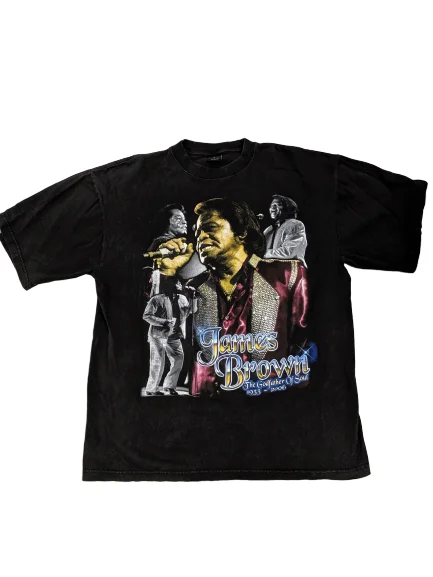 women's T-shirts with V-necks[XL] James Brown T-Shirt