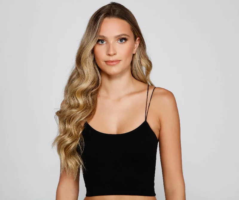 Convertible Maternity BrasLace-Back Long Line Bralette