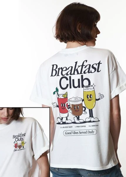 women's T-shirts with neon colorsBreakfast Club T-Shirt