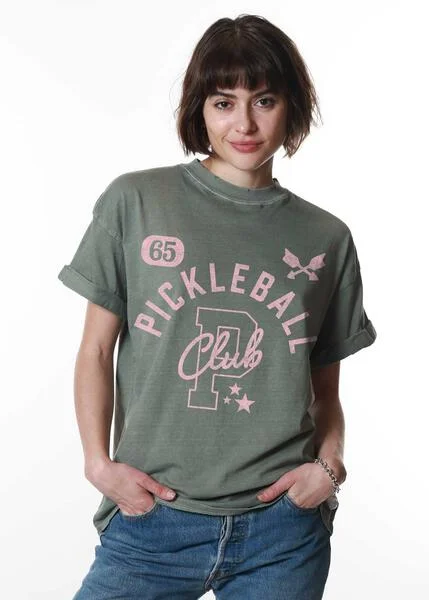 women's T-shirts for yoga sessionsPickleball Club T-Shirt