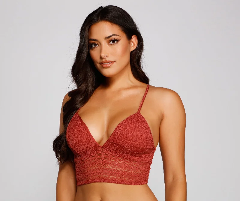 Cotton Minimizer BrasUnforgettable Longline Lace Bralette