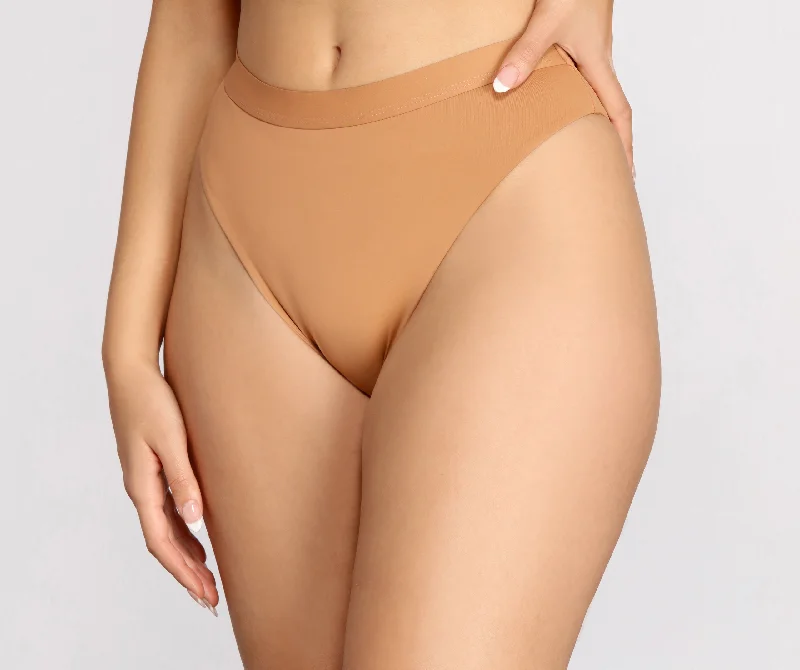 High-Waisted Bikini FemaleMinimal High Waist Swim Bottoms