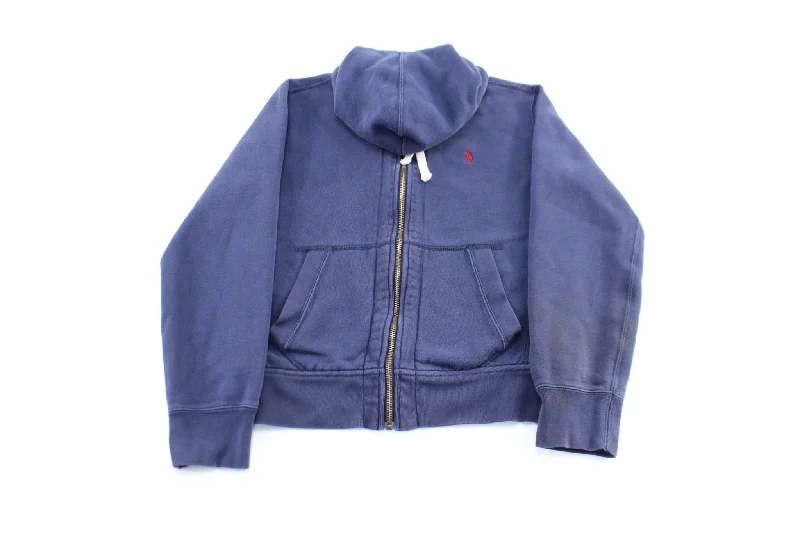 Polo by Ralph Lauren Embroidered Logo Navy Blue Zip Up Jacket