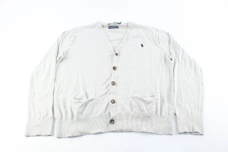 Polo by Ralph Lauren Light Grey Cardigan