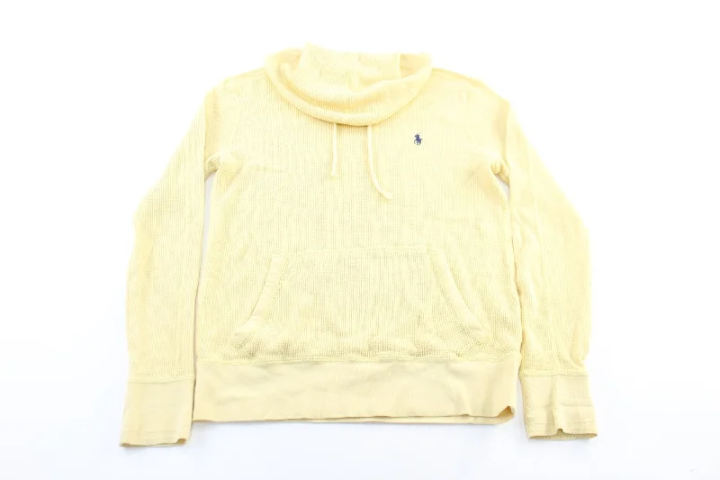 Polo by Ralph Lauren Yellow Waffle Knit Pullover