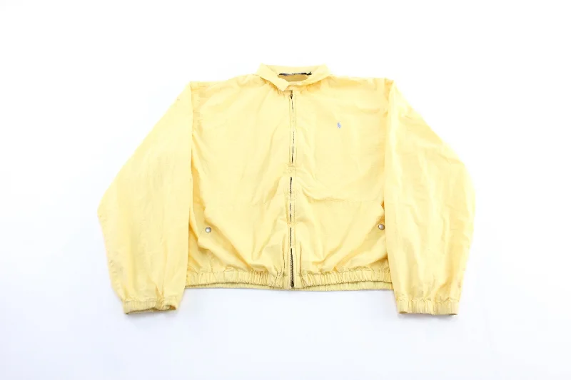 90’s Polo by Ralph Lauren Yellow Zip Up Jacket