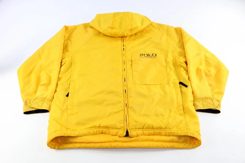 Polo Jeans Company Yellow Hooded Zip Up Jacket