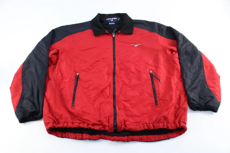 Polo Sport Ralph Lauren Black & Red Zip Up Jacket