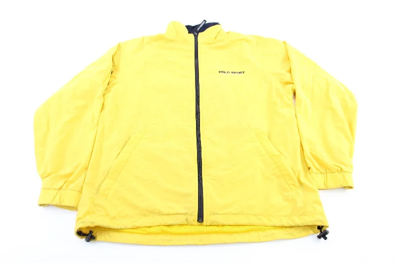 Polo Sport Ralph Lauren Embroidered Yellow Zip Up Jacket