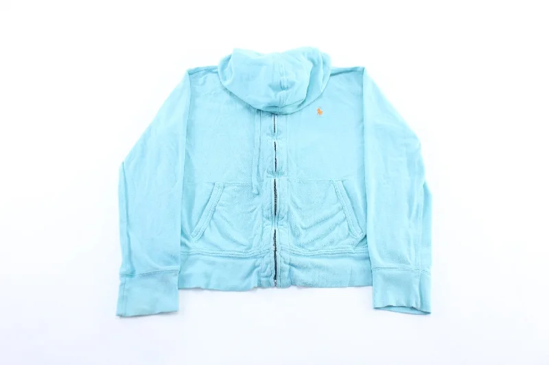 Women's Polo By Ralph Lauren Turquoise Zip Up Jacket